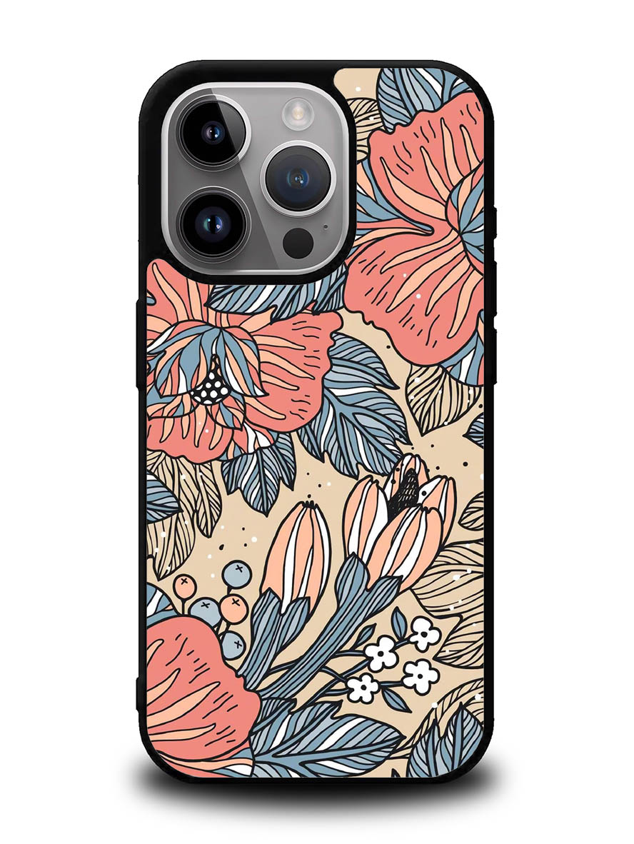 Floral Flower iPhone 16 Pro Case OV10564