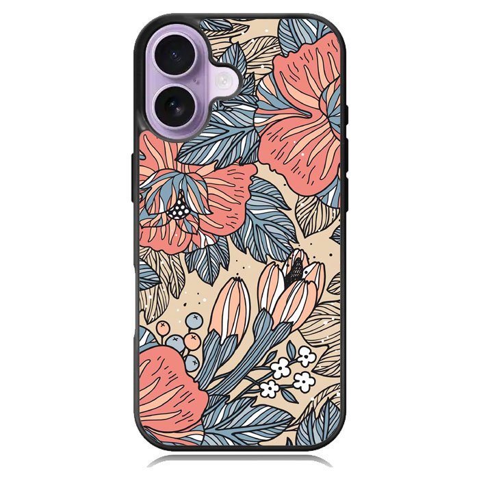 Floral Flower iPhone 17 Case OV10564