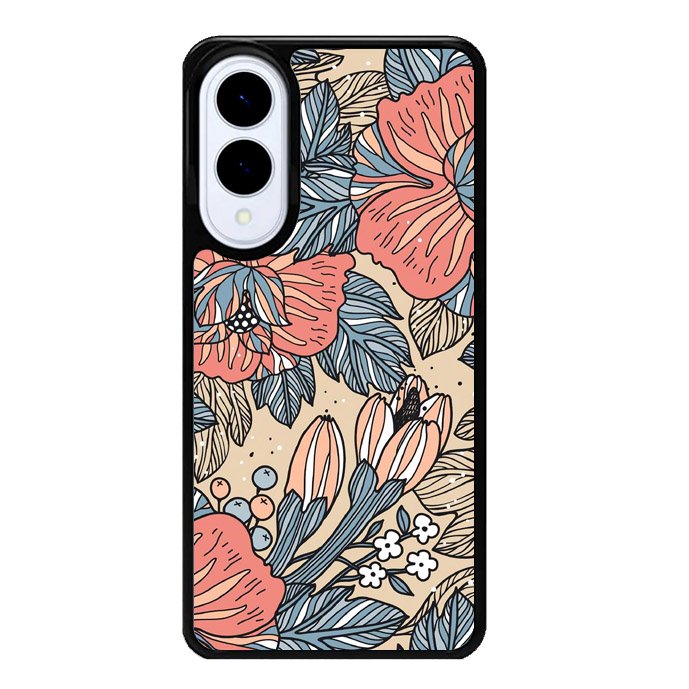 Floral Flower Samsung Galaxy S25 Edge 5G Case OV10564