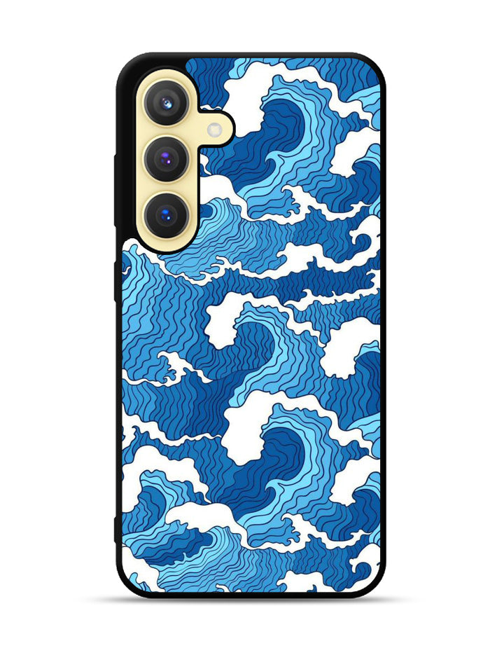 Abstract Wave Samsung Galaxy S25 Plus 5G , Samsung Galaxy S25+ 5G Case OV10628