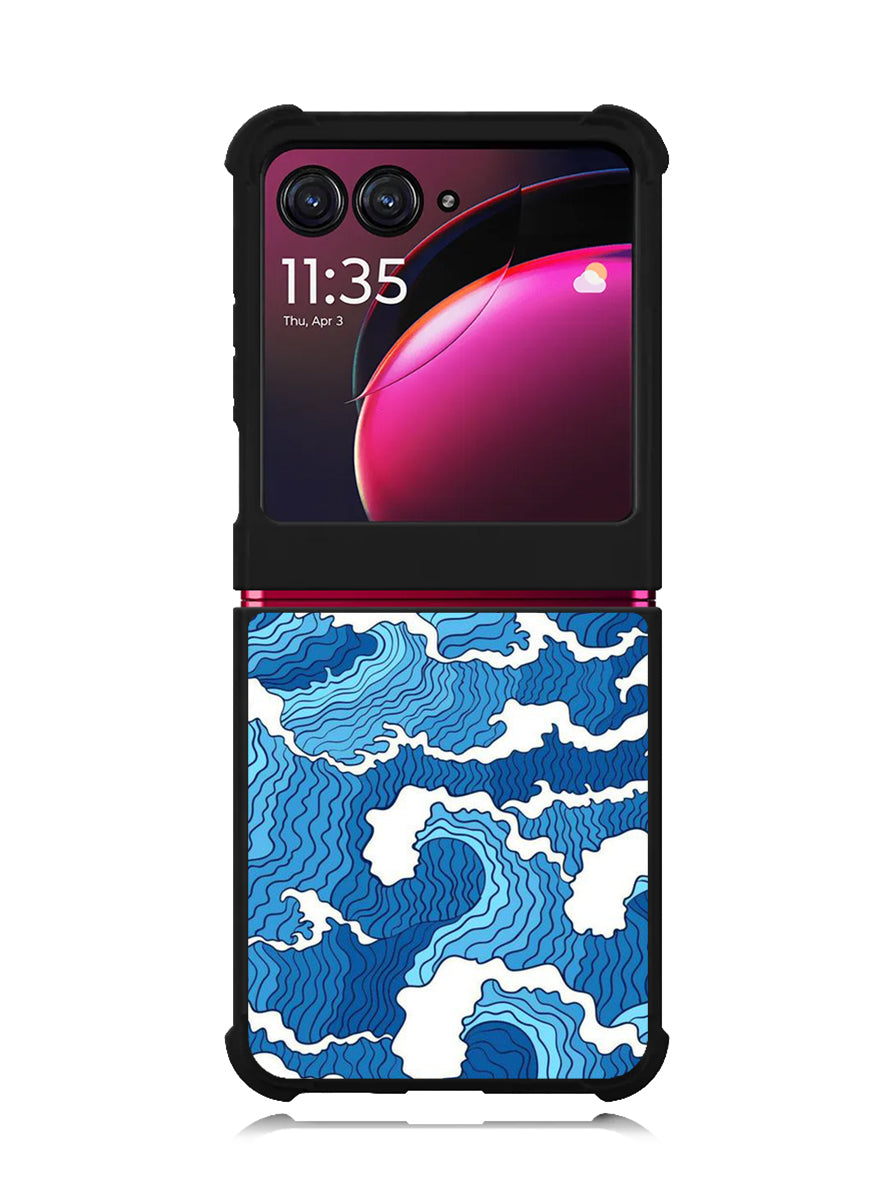 Abstract Wave Motorola Moto Razr Plus 2023 , Moto Razr+ 2023 Case OV10628
