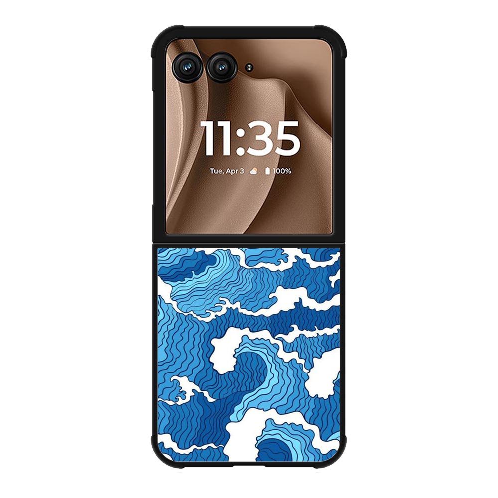 Abstract Wave Motorola Moto RAZR Plus 2025 Case OV10628