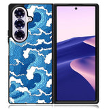 Abstract Wave Samsung Galaxy Z Fold 7 Case OV10628