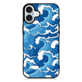 Abstract Wave iPhone 16 Case QC10628