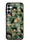 Black Panther on Flores Samsung Galaxy A35 5G Case OV10654