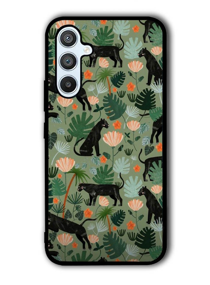 Black Panther on Flores Samsung Galaxy A14 5G Case QC10654