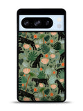 Black Panther on Flores Google Pixel 8 Pro Case QC10654