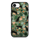 Black Panther on Flores iPhone 16e Case OV10654