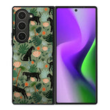 Black Panther on Flores Samsung Galaxy Z Fold 6 5G 2024 Case OV10654