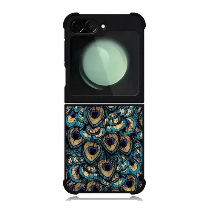 Pattern Peacock Samsung Galaxy Z Flip 6 5G 2024 Case OV10537