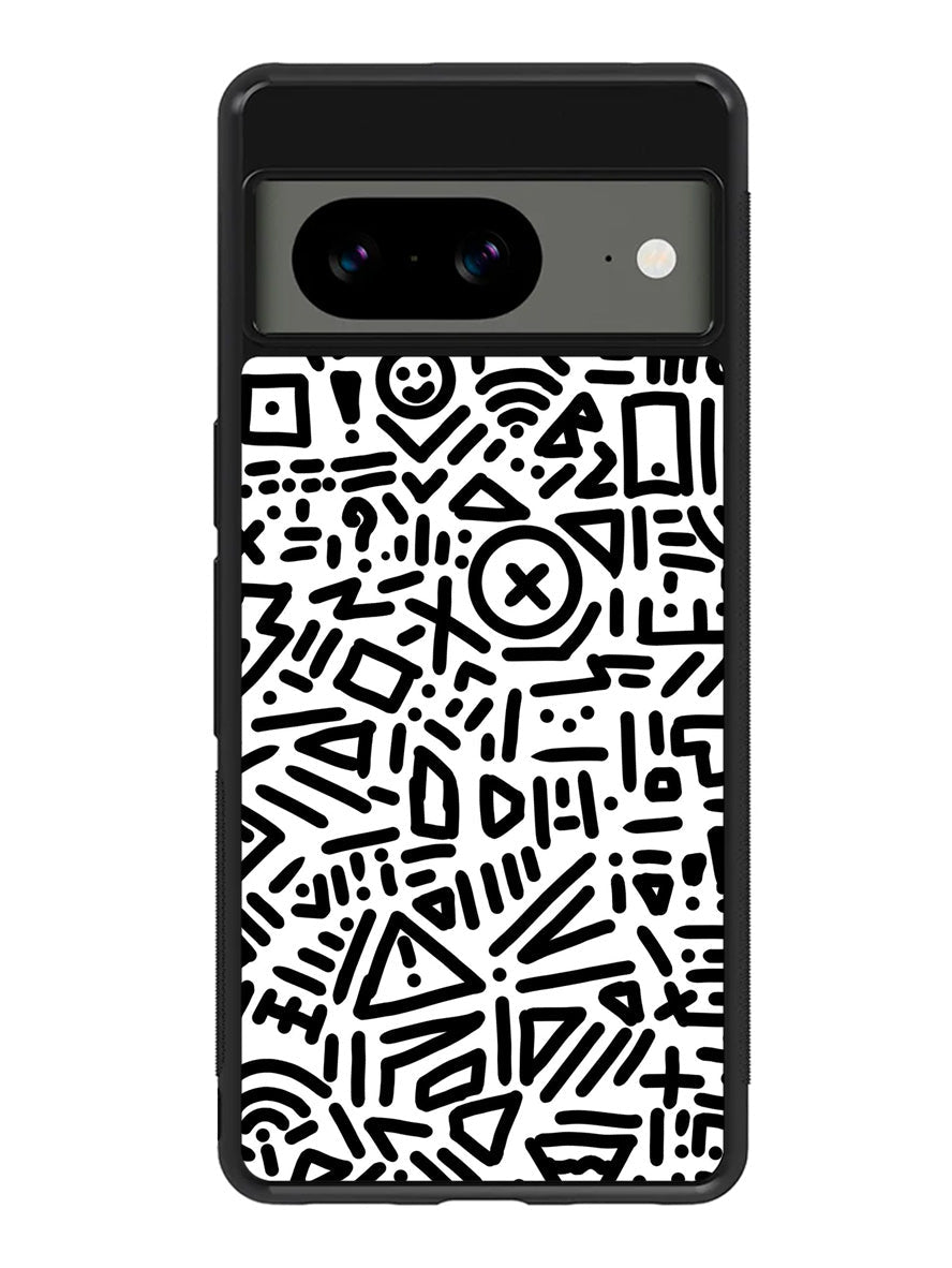 Abstract Line Google Pixel 8A Case QC10627