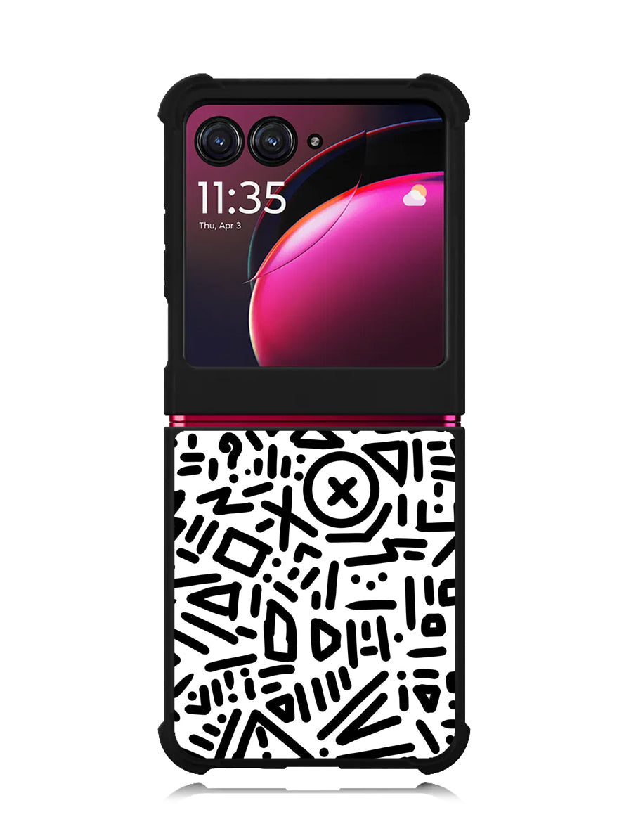 Abstract Line Motorola Moto Razr Plus 2023 , Moto Razr+ 2023 Case OV10627