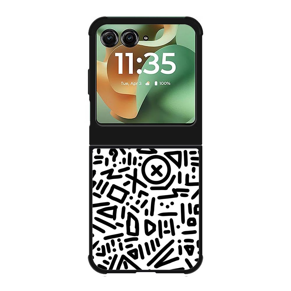 Abstract Line Motorola Moto RAZR 2025 Case OV10627