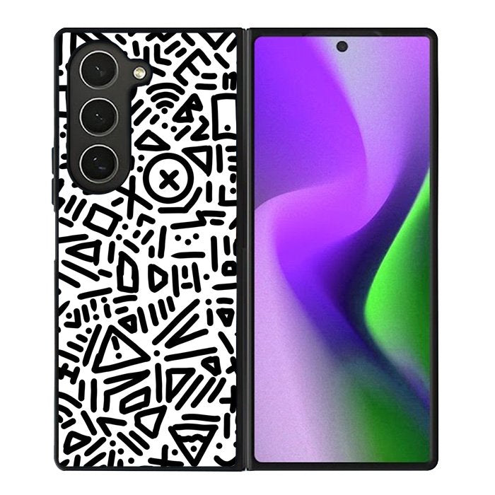 Abstract Line Samsung Galaxy Z Fold 6 5G 2024 Case OV10627