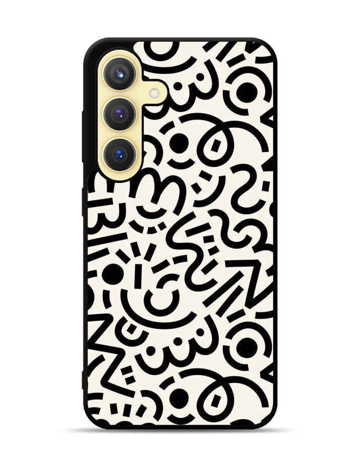 Abstract Doodle Samsung Galaxy S25 Plus 5G , Samsung Galaxy S25+ 5G Case OV10626