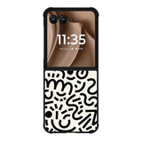 Abstract Doodle Motorola Moto RAZR Plus 2025 Case OV10626
