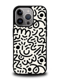 Abstract Doodle iPhone 16 Pro Max Case OV10626