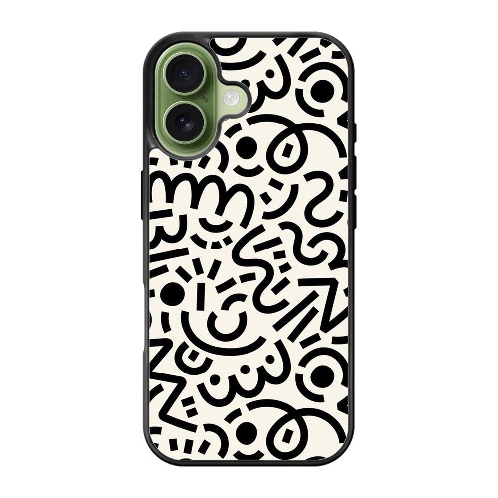 Abstract Doodle iPhone 17 Case OV10626