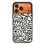 Abstract Doodle iPhone 17 Pro Case OV10626