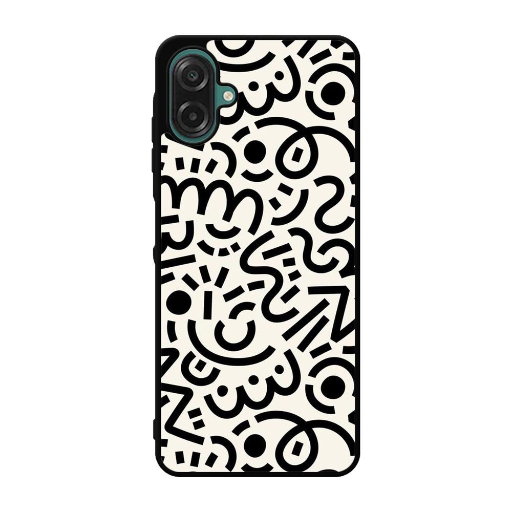 Abstract Doodle Samsung Galaxy A07 Case OV10626
