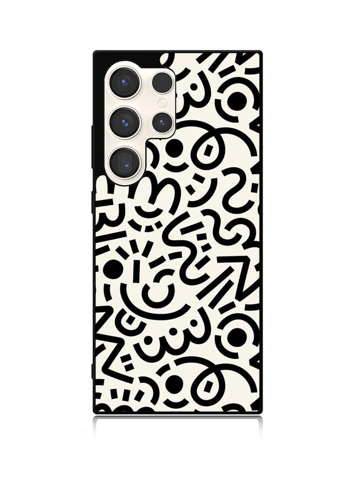 Abstract Doodle Samsung Galaxy S24 Ultra 5G Case OV10626