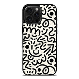Abstract Doodle iPhone 16 Pro Max Case OV10626
