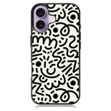 Abstract Doodle iPhone 17 Case OV10626
