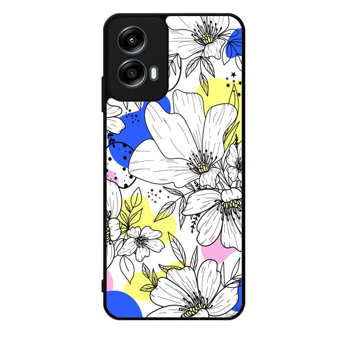 Floral Flower Color Motorola Moto G Play 2024 Case OV10565