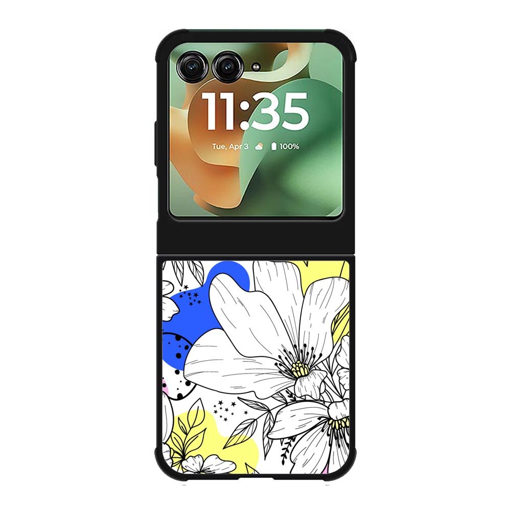Floral Flower Color Motorola Moto RAZR 2025 Case OV10565