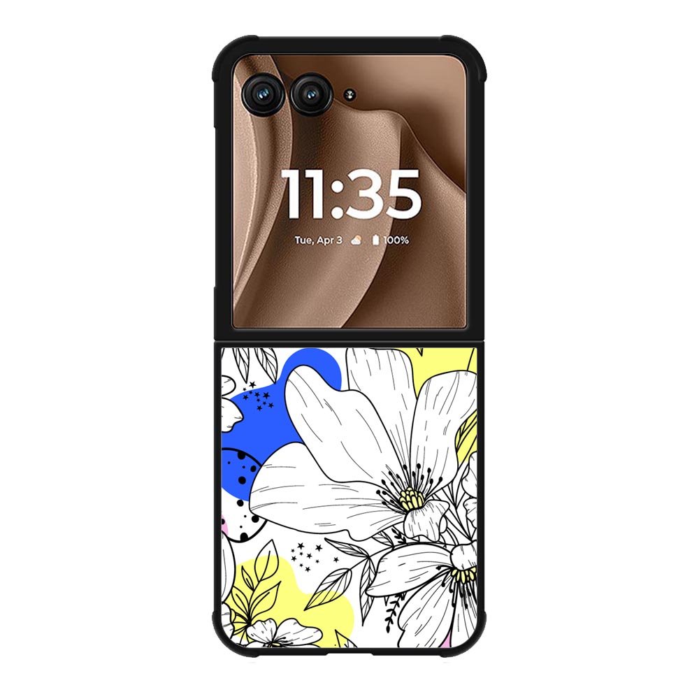 Floral Flower Color Motorola Moto RAZR Plus 2025 Case OV10565