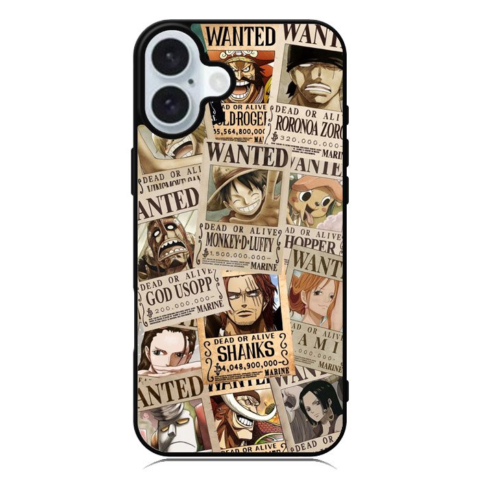 Wanted One Piece iPhone 16 Case QC10467