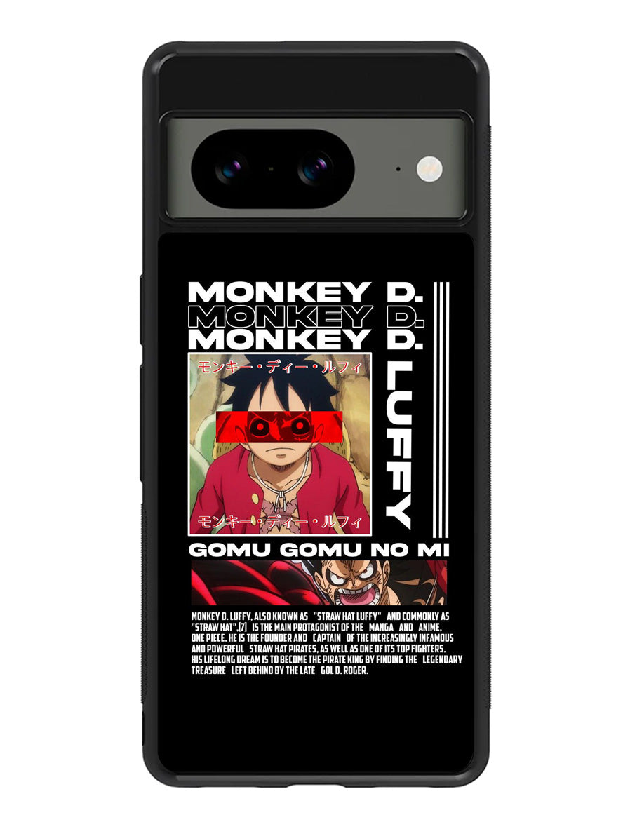 Monkey D luffy Gomu GOmu No Google Pixel 8A Case QC10502