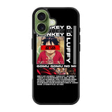 Monkey D luffy Gomu GOmu No iPhone 17 Case QC10502