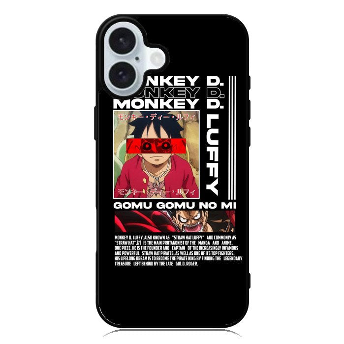 Monkey D luffy Gomu GOmu No iPhone 16 Case QC10502