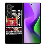 Monkey D luffy Gomu GOmu No Samsung Galaxy Z Fold 6 5G 2024 Case OV10502