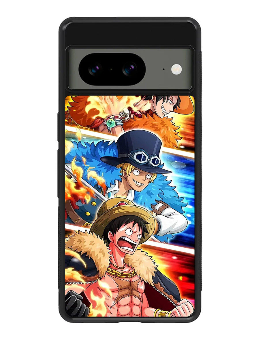 3 Brother One Piece Google Pixel 8 Case QC10395