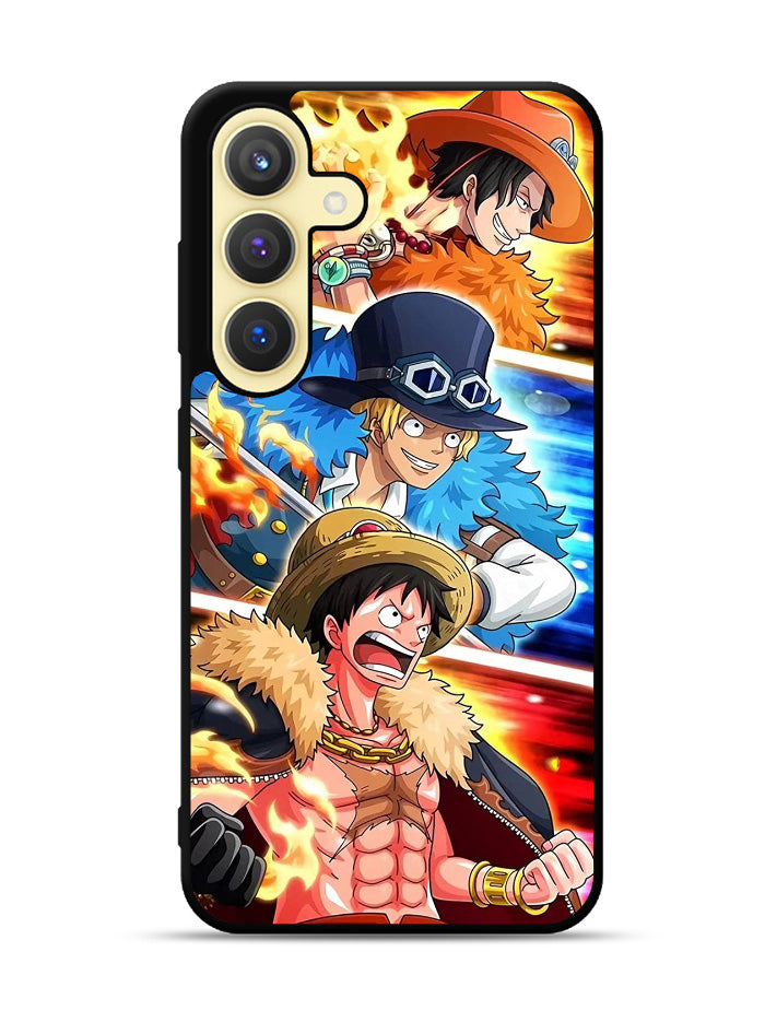 3 Brother One Piece Samsung Galaxy S25 Plus 5G , Samsung Galaxy S25+ 5G Case OV10395