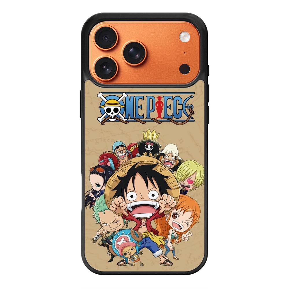 One Piece Anime Character Kawai iPhone 17 Pro Max Case OV10521