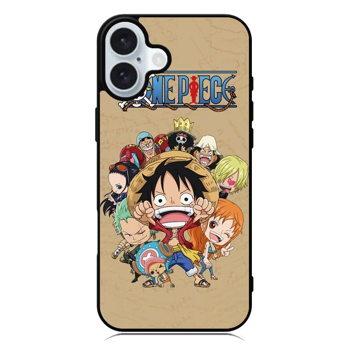 One Piece Anime Character Kawai iPhone 16 Case QC10521