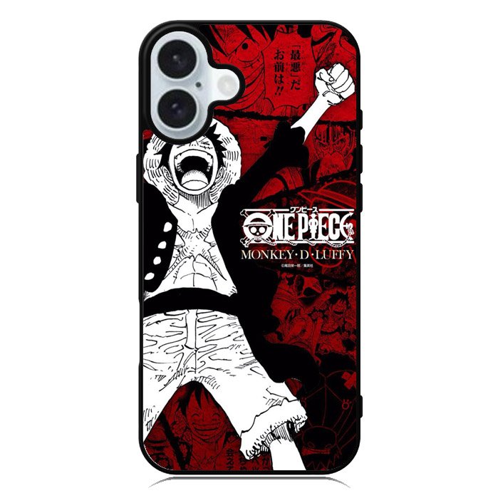 Luffy One Piece iPhone 16 Case QC10476