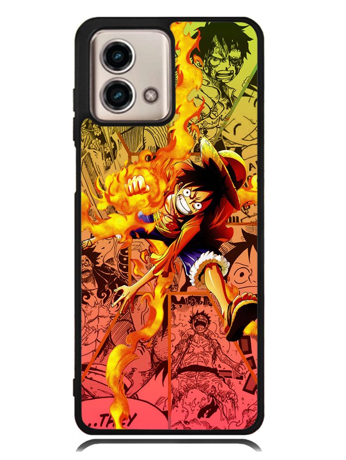 Fire Luffy One Piece Motorola Moto G Stylus 5G 2023 Case OV10563