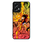 Fire Luffy One Piece Motorola Moto G Play 2024 Case OV10563