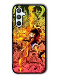 Fire Luffy One Piece Samsung Galaxy A14 5G Case QC10563