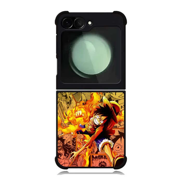 Fire Luffy One Piece Samsung Galaxy Z Flip 6 5G 2024 Case OV10563