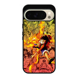 Fire Luffy One Piece Google Pixel 10 Pro Case QC10563