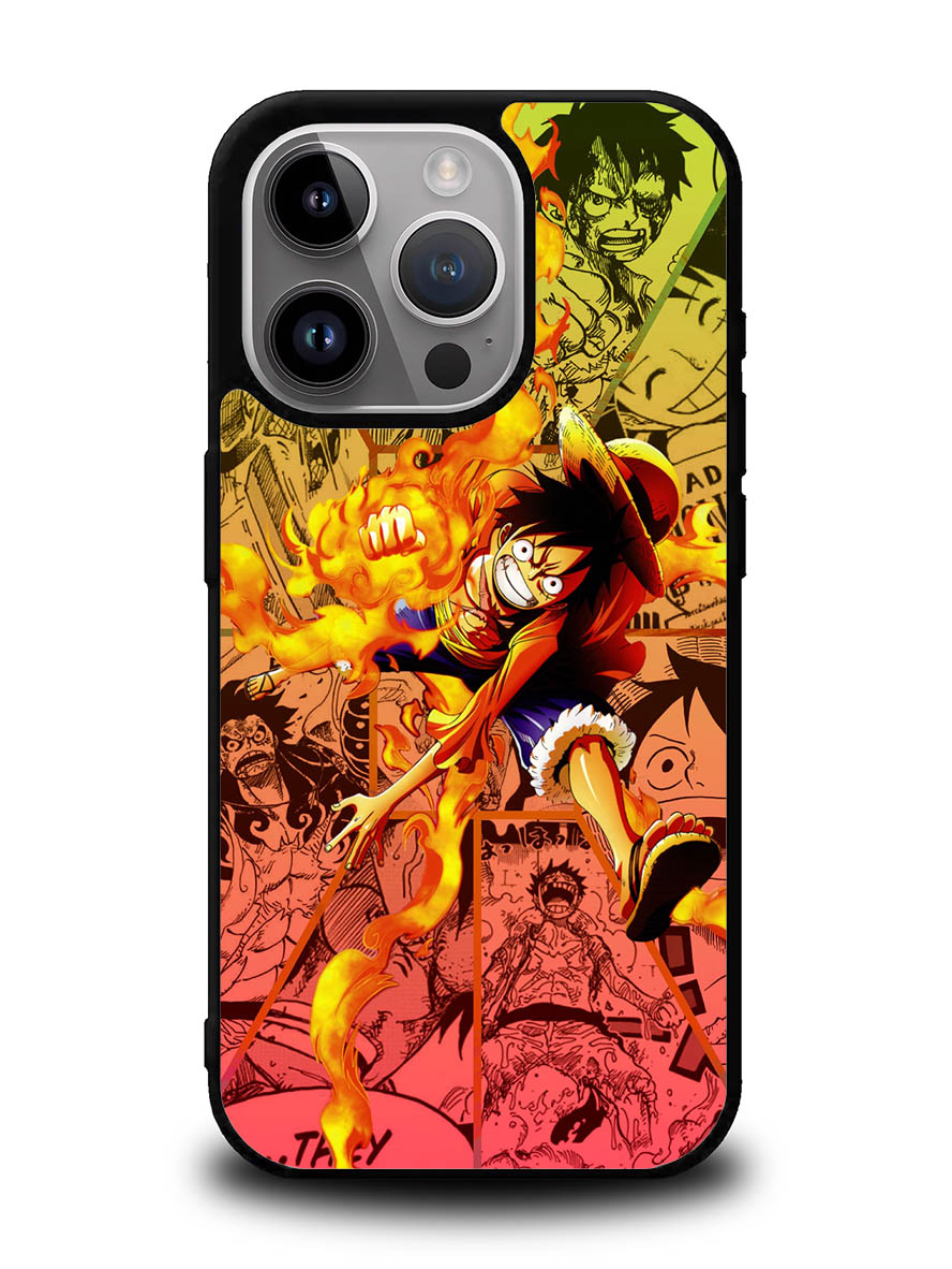 Fire Luffy One Piece iPhone 16 Pro Case OV10563