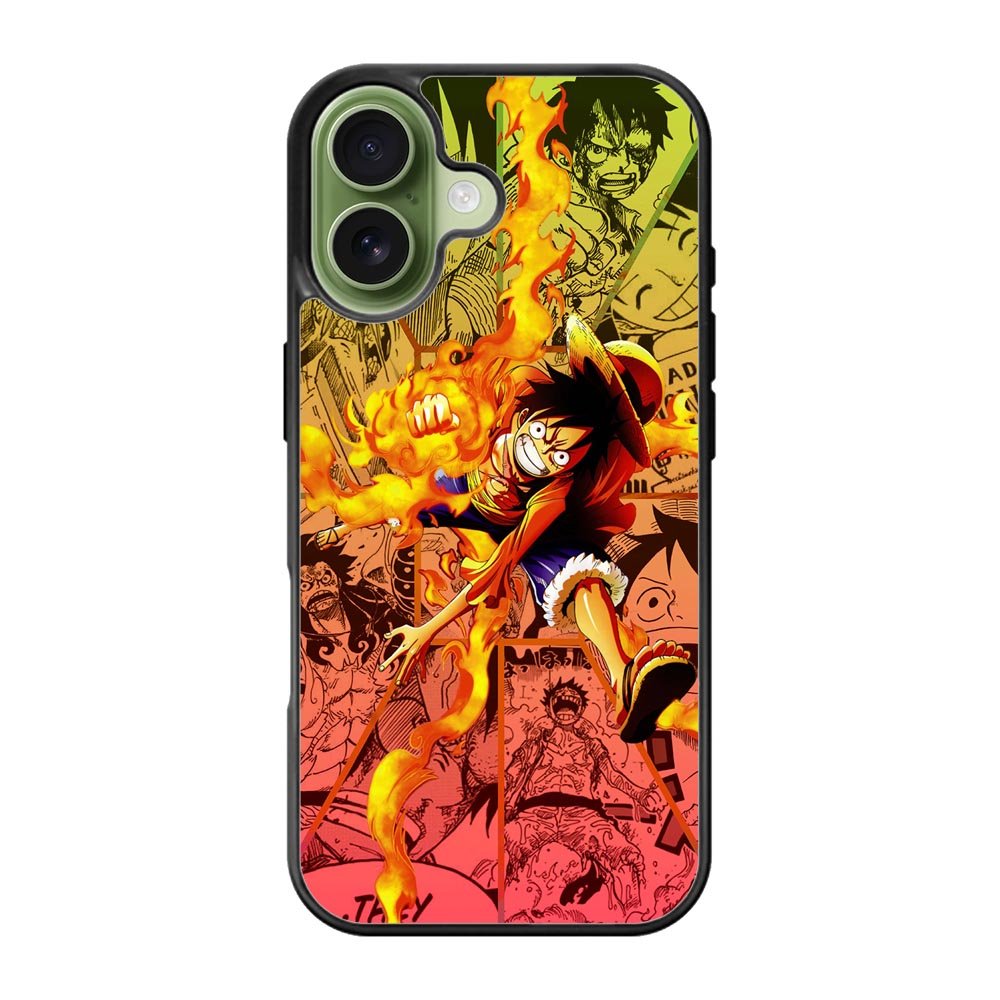 Fire Luffy One Piece iPhone 17 Case QC10563