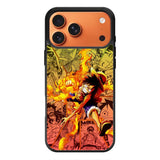 Fire Luffy One Piece iPhone 17 Pro Max Case QC10563