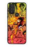 Fire Luffy One Piece Motorola Moto G Pure 2021 , Moto G Power 2022 Case OV10563