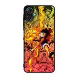 Fire Luffy One Piece Samsung Galaxy A07 Case QC10563